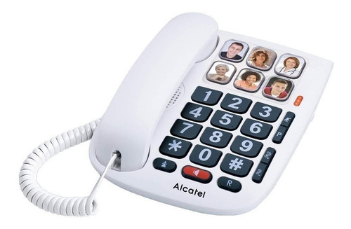 Telefone Alcatel TMAX 10 fixo - cor branco