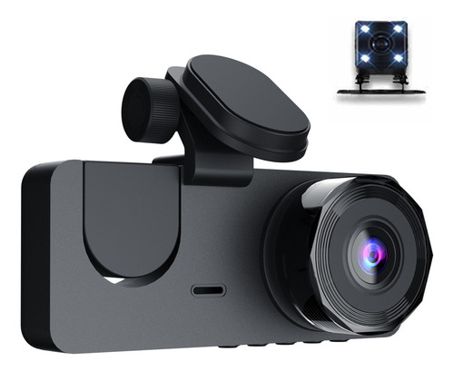 Cámara Coche 1080p Dvr Frontal.interior.trasera Grabador
