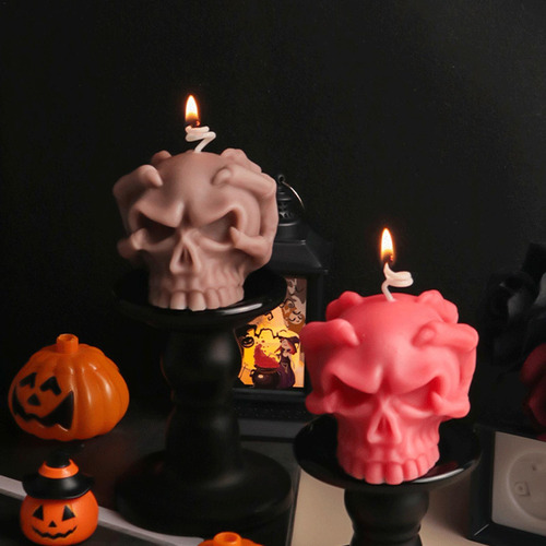 Molde De Silicona Con Forma De Calavera Molde De Silicona