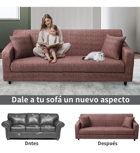 Funda Para Sofa Cama, Cubre Sofa 3 Plazas Elástica Protector