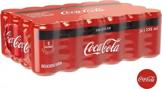 Coca Cola Sin Azúcar X 24 Latas