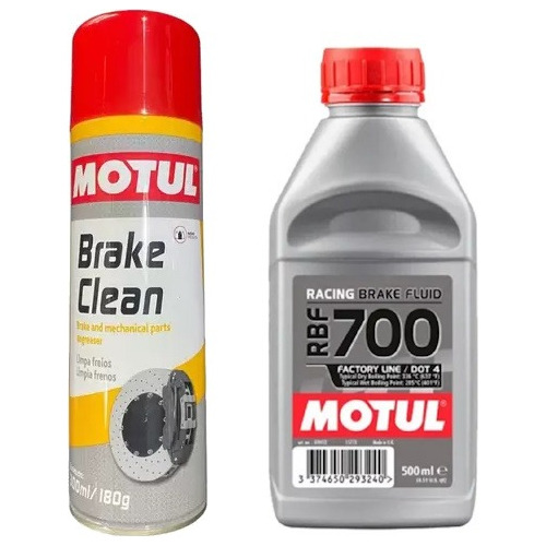 Motul Brake Clean Limpa Freios + Motul Rbf 700 Fluido Freio
