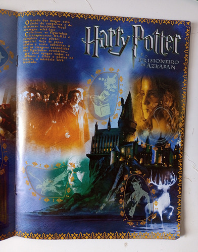 Álbum Figurinhas Harry Potter Prisioneiro De Azkaban - 2004 (Usado)