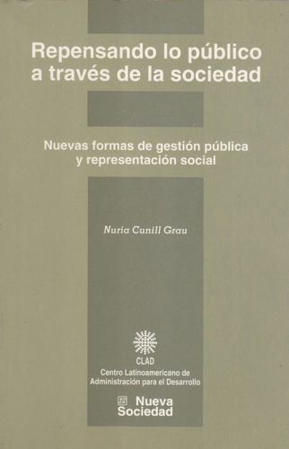 Libro Fisico Repensando Lo Publico A Través De La Sociedad