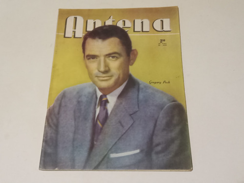 Revista Antena N° 1393 De 1958. Tapa: Gregory Peck