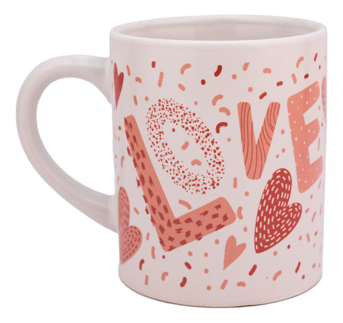 Taza De Cerámica San Valentín Amor Amistad 296 Ml Love