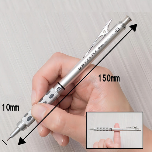 Lapiseira Tecnica Automatica Pentel Graphgear 1000 0.3mm