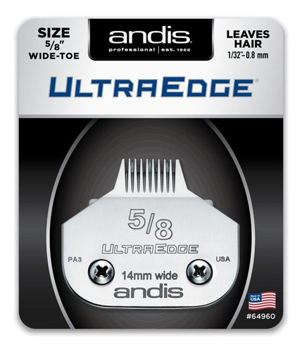 Cuchilla Andis 5/8  Ultraedge Compatible Oster, Whall Etc