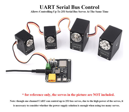 Servo Driver De Camión Serie Hat Esp32 Y Circuito De Control