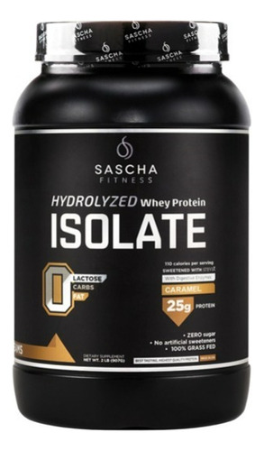 Proteína Sascha Fitness Isolate Caramel