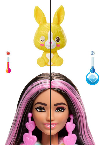 Barbie Cutie Reveal Muñeca Disfraz De Conejito 10 Sorpresas.