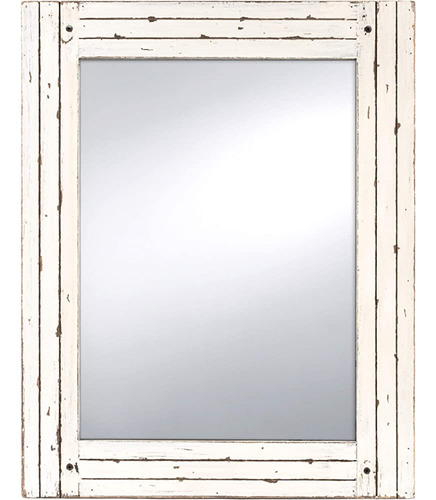 Prinz 18.5  X 23.5  White Water's Edge Homestead Mirror Dist