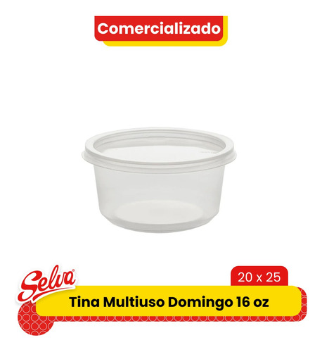 Tina Multiuso Domingo 16 Oz