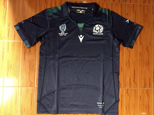2019 Japón Rugby Jersey Copa del Mundo Escocia Equipo Camiseta de Fútbol Camiseta de Polo Camiseta de Manga Corta Camiseta Activa Camiseta de Entrenamiento Camiseta 