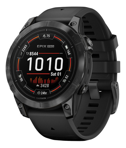 Smartwatch Garmin Epix Pro 2 Gris Con Banda Negra