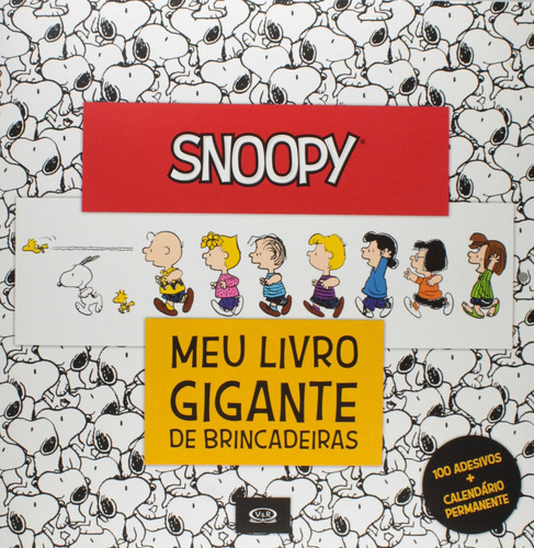 Snoopy: meu livro gigante de brincadeiras, de Disney. Vergara & Riba Editoras, capa mole em português, 2015