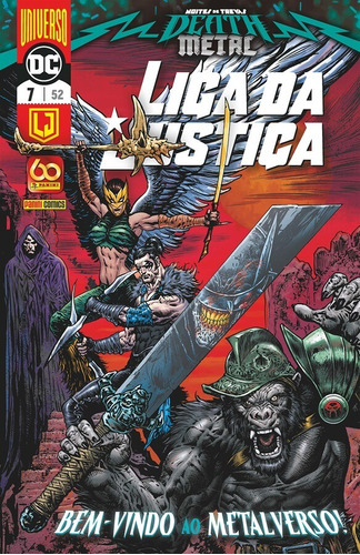Liga da Justiça - 07/52, de Jeff Loveness, Joshua Williamson. Editora Panini Brasil LTDA, capa mole em português, 2021