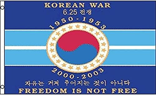 Az Flag - Bandera De La Guerra De Corea La Libertad No Es Li