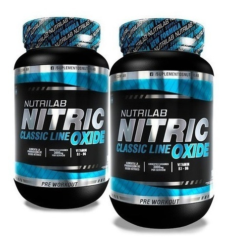 Oxido Nitrico Nutrilab Nitric Oxide Generator X 180 Comp X2