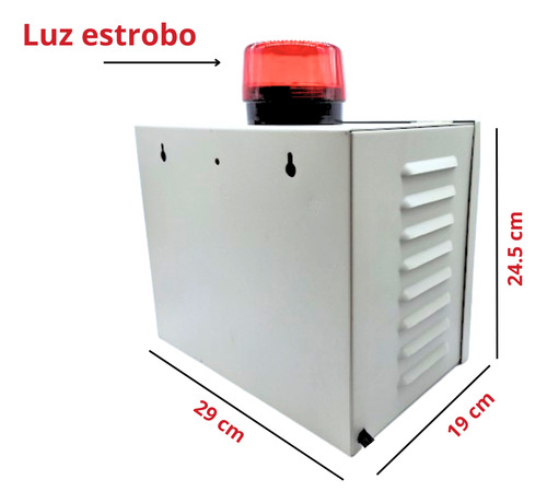 Sirena Wifi Exterior Con Luz Estrobo Gabinete
