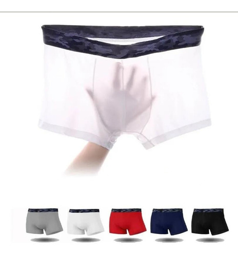 Cueca Boxer Masculina Respirável, 5 Piezas, Sexy, Moda, 2022