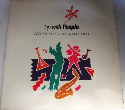 Up With People - Face To Face Insert Imp Usa + 2 Boletos  Lp