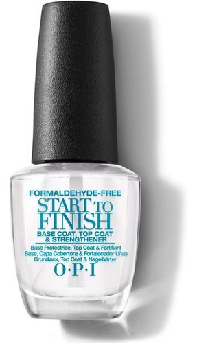 Verniz para unhas Opi do início ao fim X 15 ml. Cor Transparente