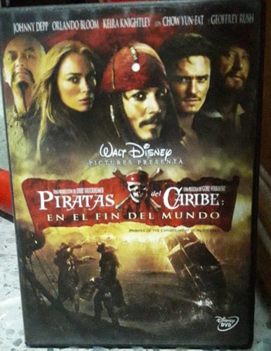 Piratas Del Caribe 3: En El Fin Del Mundo Dvd