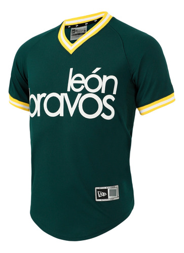 Jersey New Era Lmb Bravos De León Visita 2024 Hombre 1421226