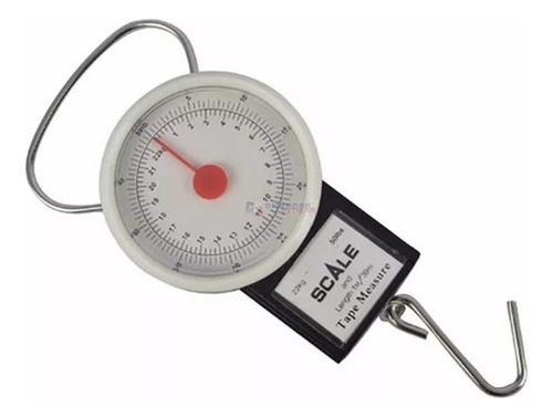 Balança De Gancho Peixeira Analógica 22 Kg Com Trena 1m