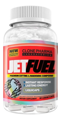 Jet Fuel Jetfuel Termogênico 60caps Clone Pharma Nota Fiscal