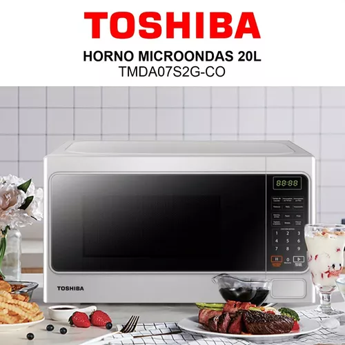 Microondas Toshiba TMDA07S2 silver 20L 120V