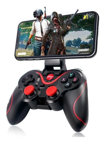 Control P/celular Bluetooth Con Soporte Gamepad Android X3