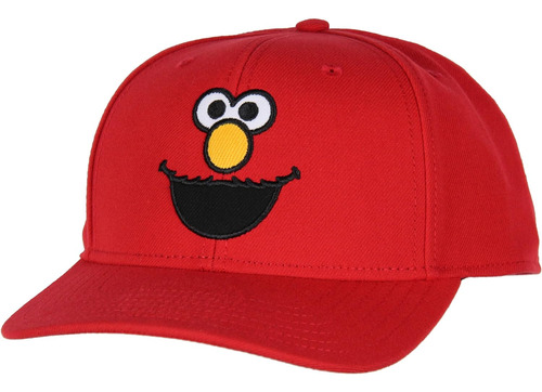 Gorra De Béisbol Osfm Con Diseño Bordado De Cara De Sésamo