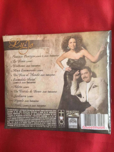 Lucero Y Joan Sebastián Cd Un Lujo Edi.almohadilla/sin Abrir (Usado)