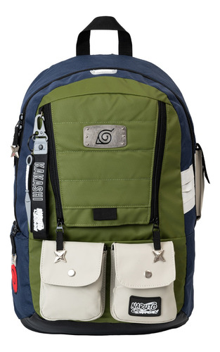 Mochila urbana Keepack Yadatex color verde musgo diseño poliéster 30L