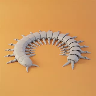 Flexi Mille-pattes -in-place - Escultura