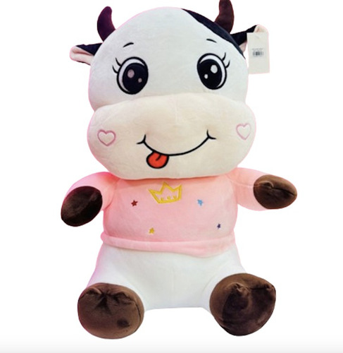 Peluche Vaca Vaquita Animales 45 Cm Hipoalergenico