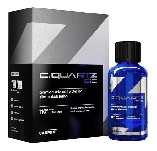 Kit Coating Cerâmico Cquartz Sic Carpro 50 Ml