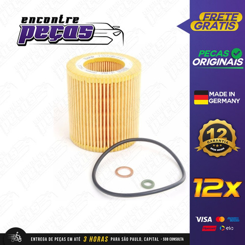 Filtro Óleo Motor Bmw X1 3.0 28i 4x2 24v 2010-2011 Original