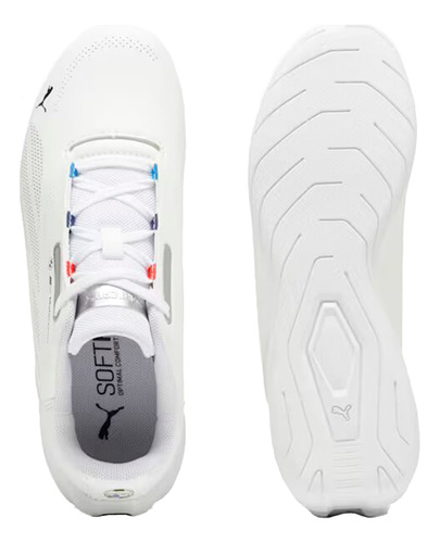 Puma Bmw Mms Drift Cat Decima 2.0 Jr Para Joven Color Blanco