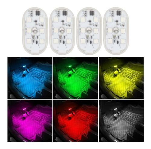 Interior Car Led Lights Qvevdacar 7 Colors Mini Usb With