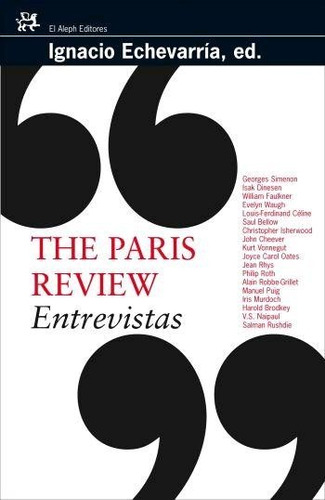 The Paris Review - Echevarría Ignacio Ed.