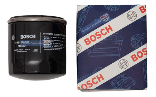 Filtro De Aceite Bosch Ford Ka 1 1.6 Viral / Pulse / Tattoo