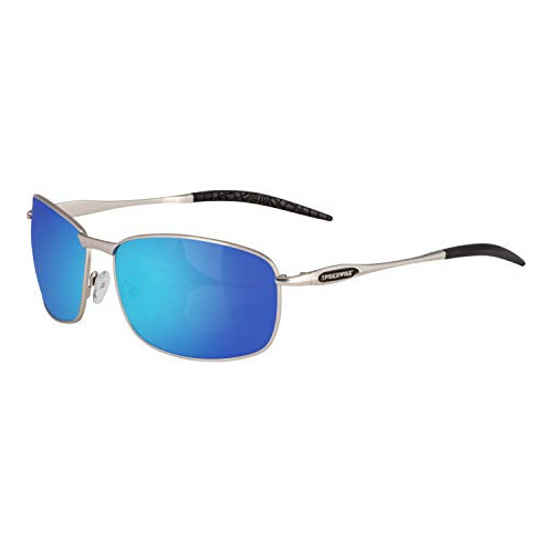 Spw006 Polarized Fishing Sunglasses, Matte Silver/smoke...