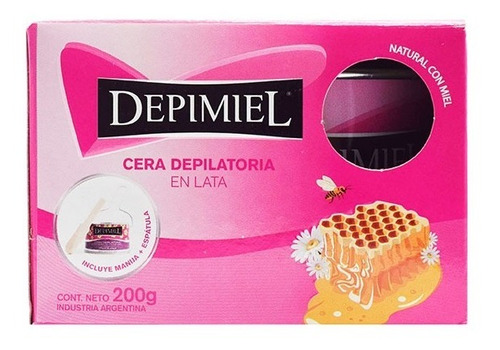  Depimiel Cera Depilatoria Natural Lata X200g Baja Temp