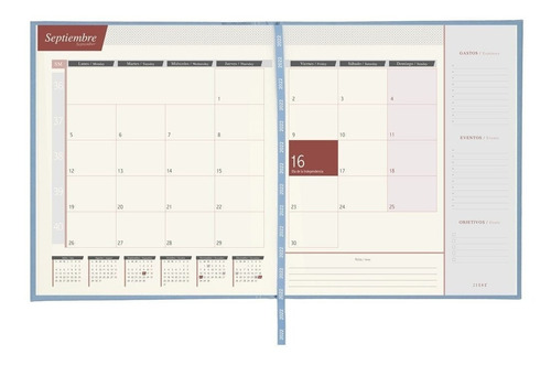 Imagen 5 de 5 de Agenda Ejecutiva 2022 Semanal Elegante Curpiel Clásica
