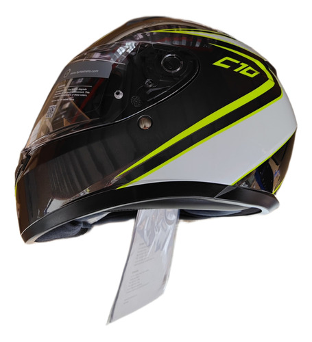 Casco Integral Hjc C10 Santo Amarillo Ece2206 M,l,xl