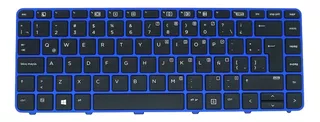 Teclados Para Laptop Hp Probook 440-g3. Con Marco Azul
