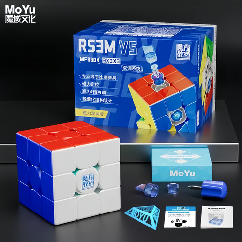 Moyu Rs3m V5 Cubo Mágico 3x3 Magnético Ajuste Dual Juguetes